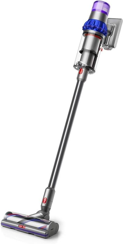 Dyson V15 Detect Cordless Vacuum Cleaner on white background.