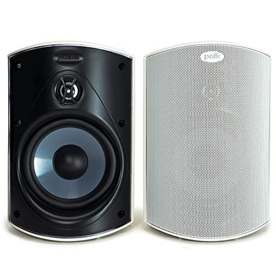 Polk Audio Atrium 4 Outdoor Speakers on a white background