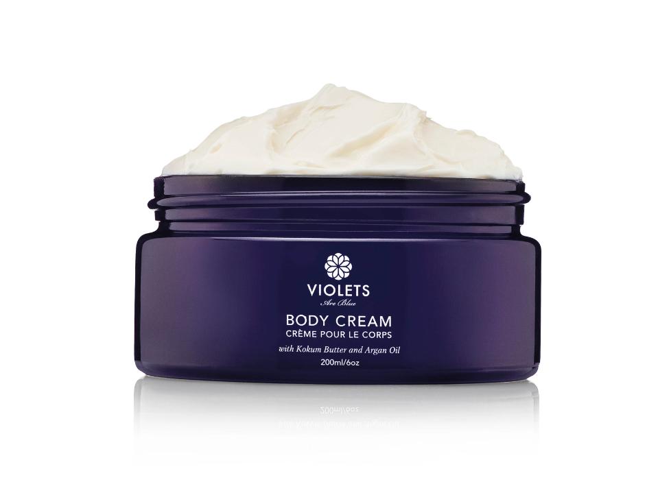 Body Cream with Shea Butter and Argan Oil | Violets are Blue