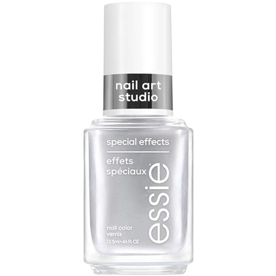 essie Nail Art Studio Special Effects Nail Polish, Chrome, Vegan, Silver Nail Polish, Cosmic Chrome, 0.46 Fl Oz