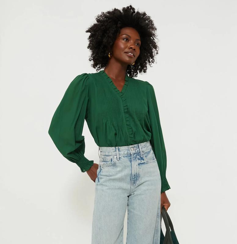 Sea New York Emerald Renata Longsleeve Top