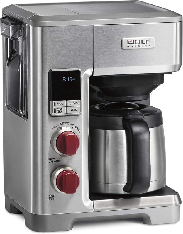 Wolf Gourmet Programmable Coffee System on a white background.