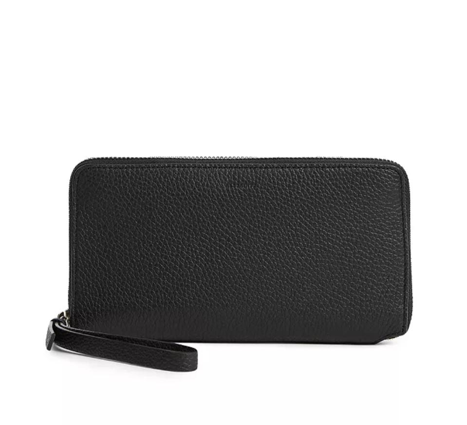 AllSaints Fetch Leather Phone Wristlet