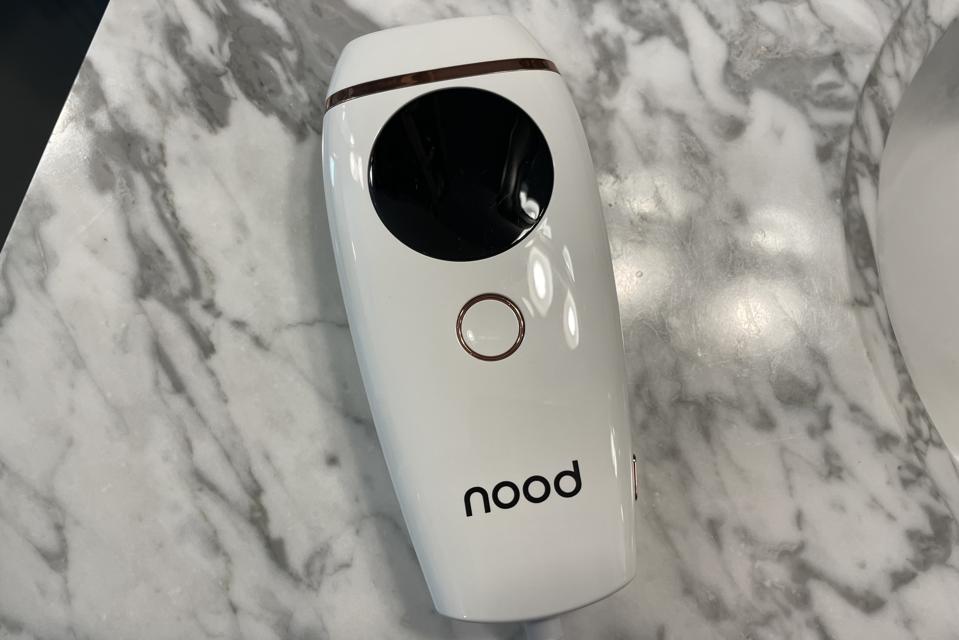 Nood The Flasher 2.0 lying flat on a counter surface