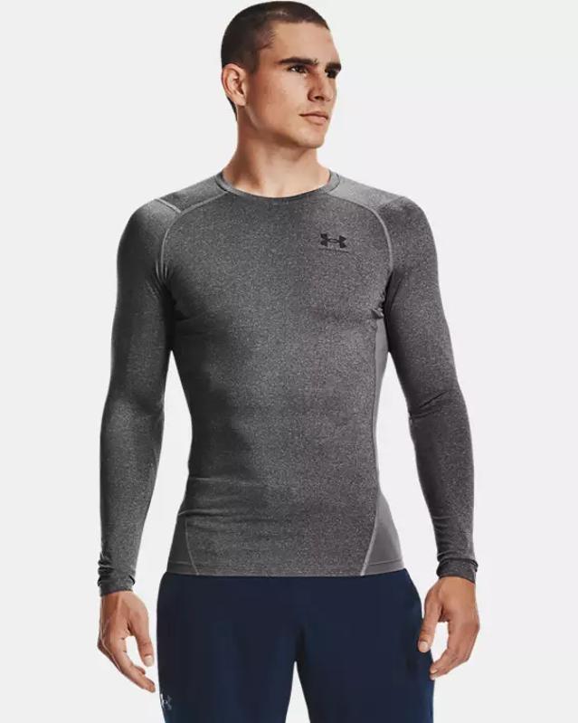 Under Armour Mens Armour Heatgear Compression Long-sleeve T-shirt , (390) Marine Od Green / / White , X-Small