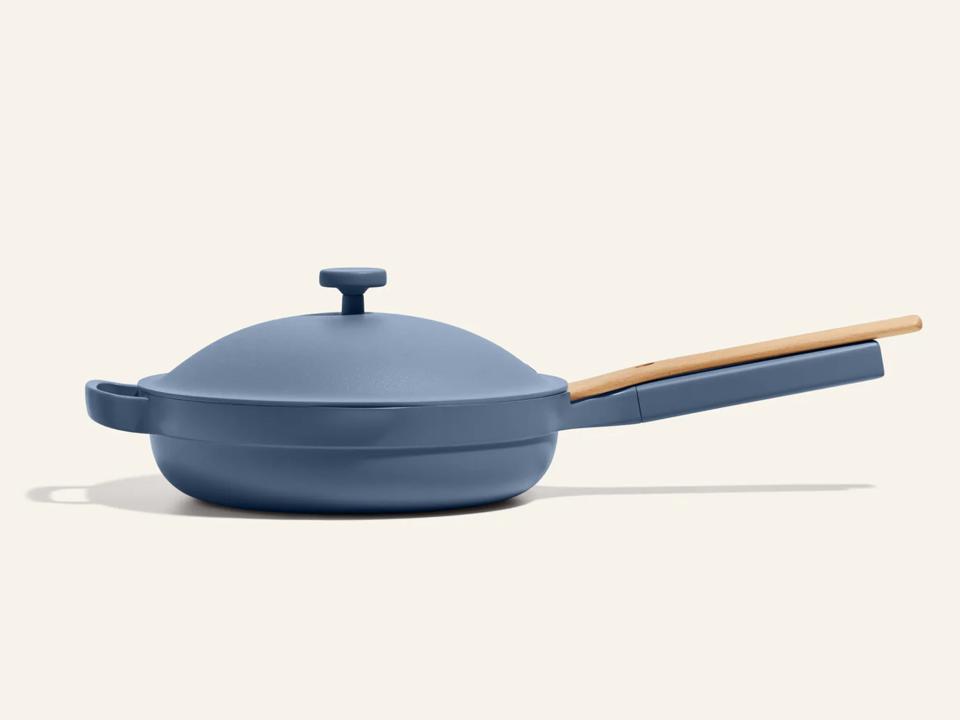 Best Multi Purpose Always Pan–Our Place in the blue salt colorway. 