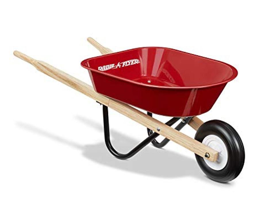 A photo of Radio Flyer Kid's Wheelbarrow,