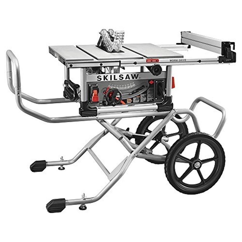 Best Table Saw: SKIL 10 Inch Heavy Duty Worm Drive Table Saw with Stand - SPT99-11