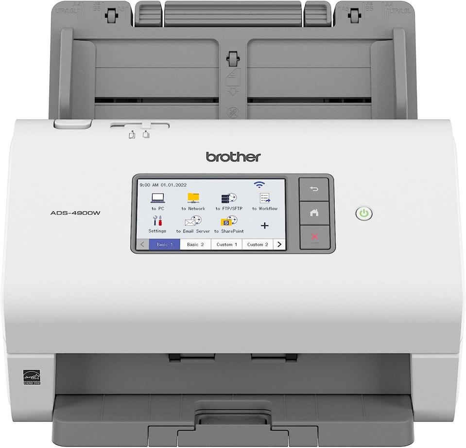 Brother ADS-4900W Professional Desktop Scanner on a white background