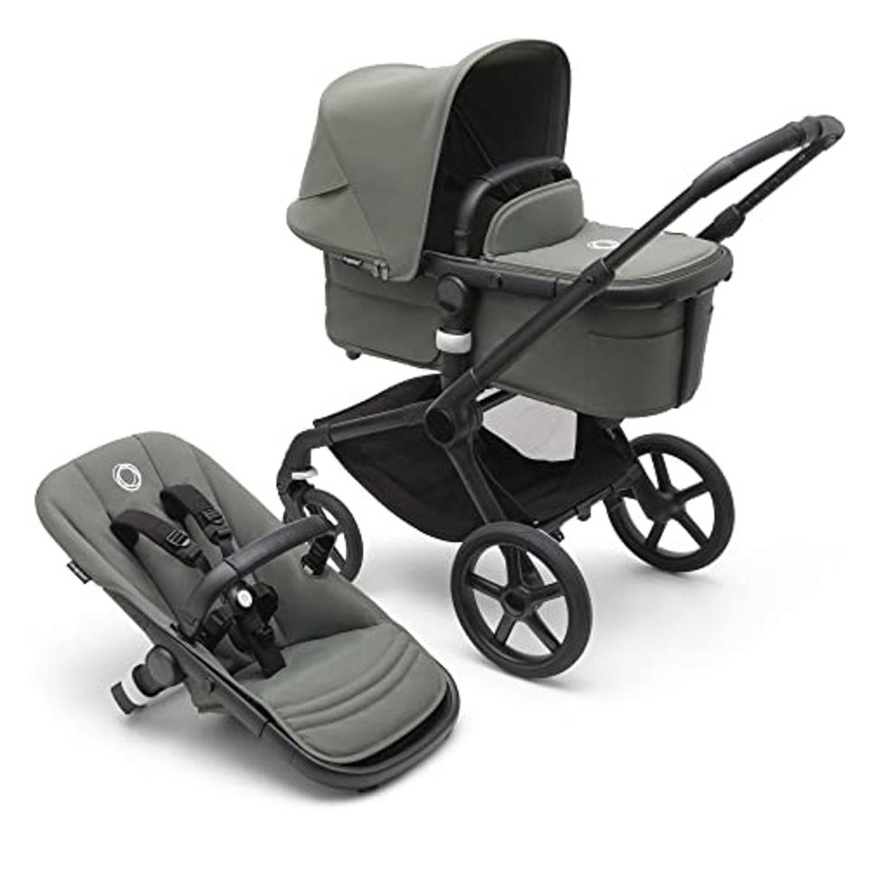 Bugaboo Fox 5 All-Terrain Stroller, 2-in-1 Baby Stroller with Full Suspension in forest green