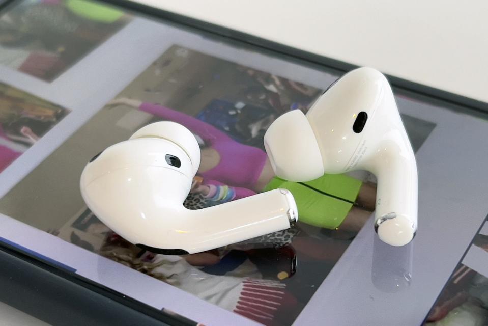 Apple AirPods Pro (Second Generation) on a tabletop