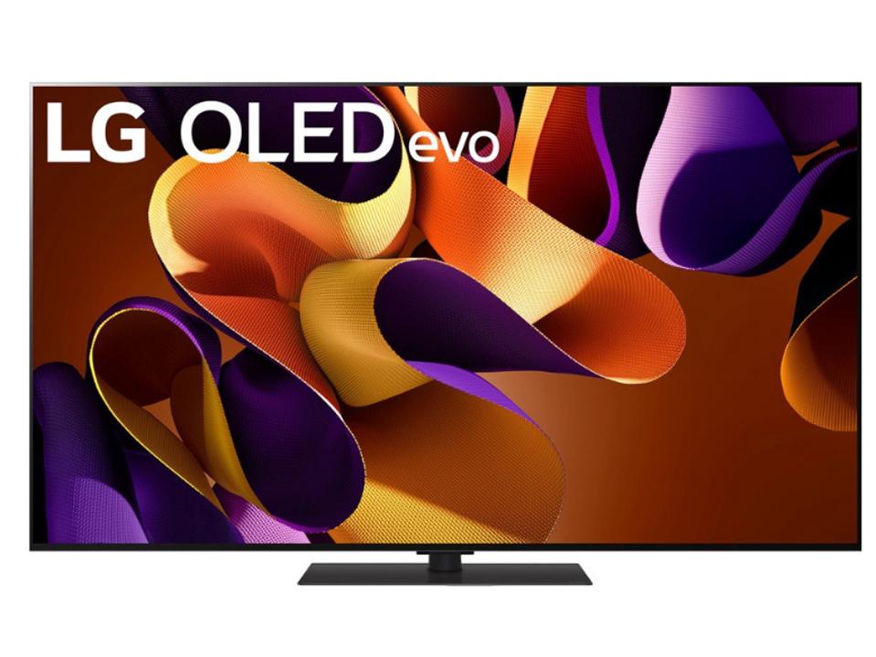 LG OLED Evo G4 4K TV on a white background