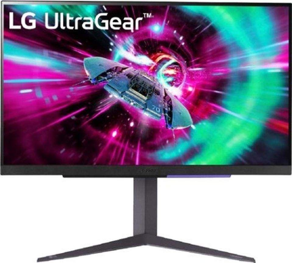 LG UltraGear 27GR93U-B Monitor on a white background