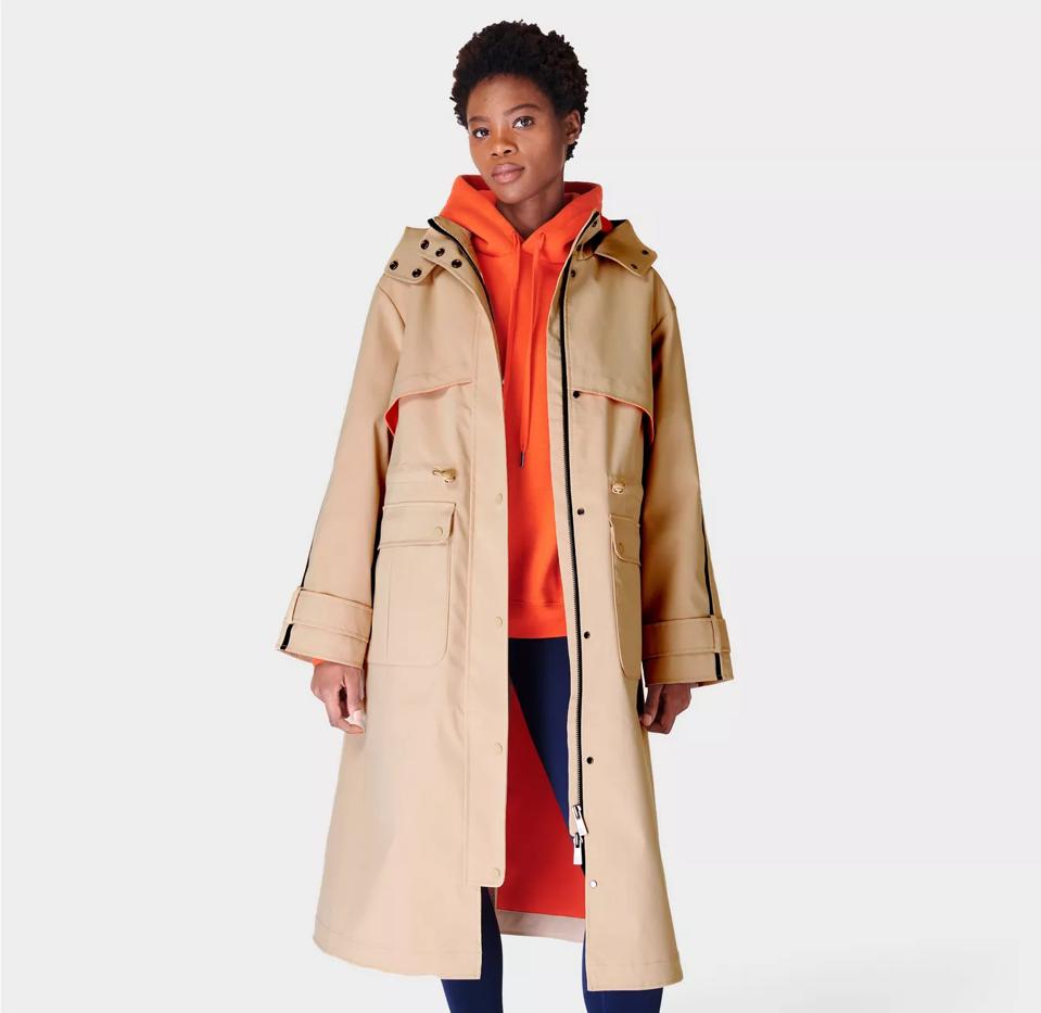 Sweaty Betty Water-Resistant Technical Trench Coat