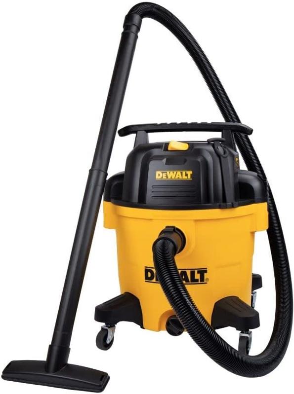 Dewalt 10-Gallon Wet Dry Vacuum on a white background.