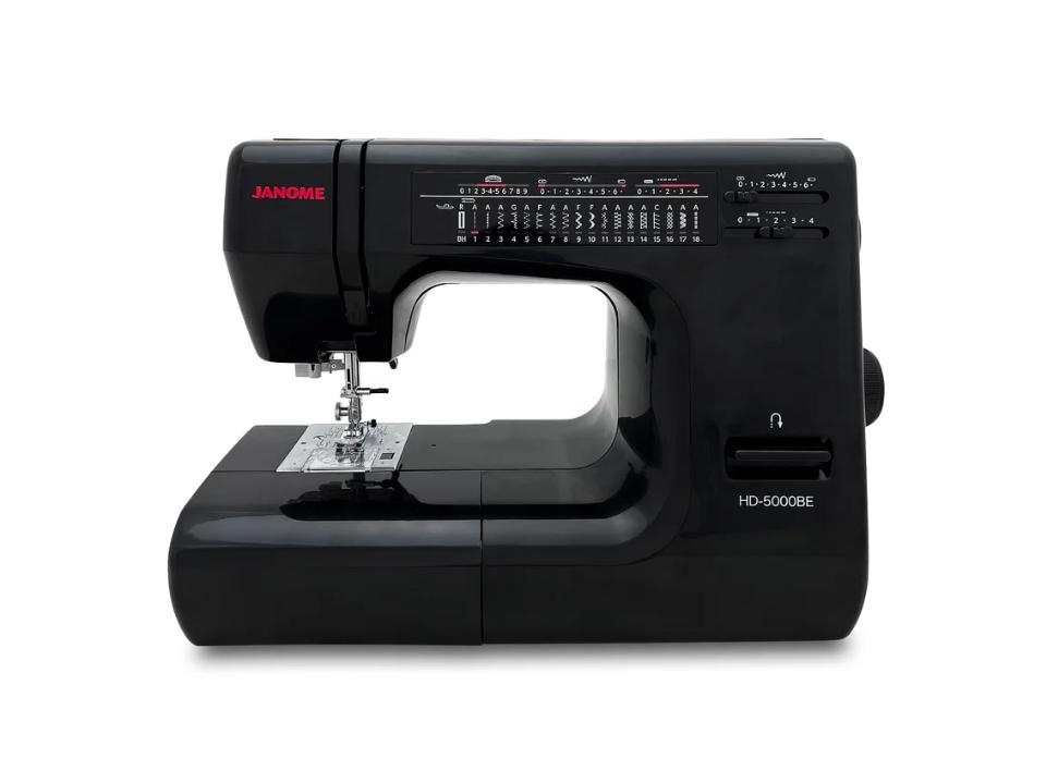 best sewing machines - Janome HD5000 Black Edition Heavy Duty Sewing Machine with Bonus Quilt Kit