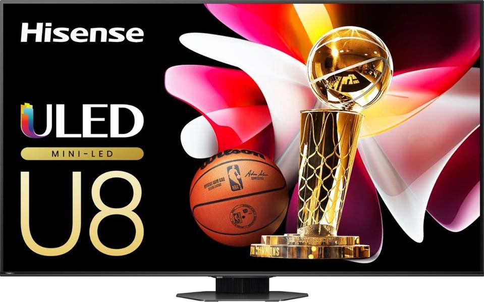 Hisense U8 Series TV on a white background