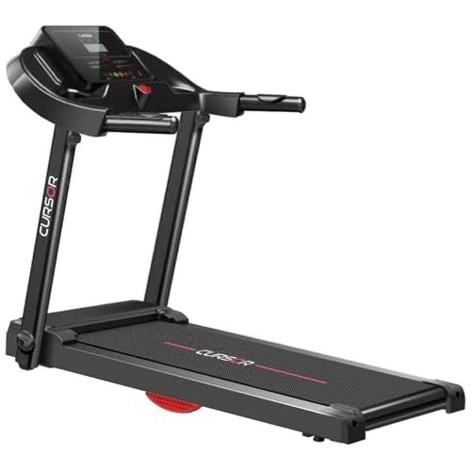 CURSOR FITNESS Home Folding Treadmill with Pulse Sensor, 