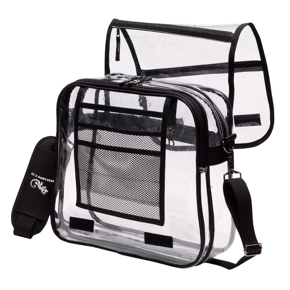 Peekaboo & Co Clear Messenger Bag with 2 Components