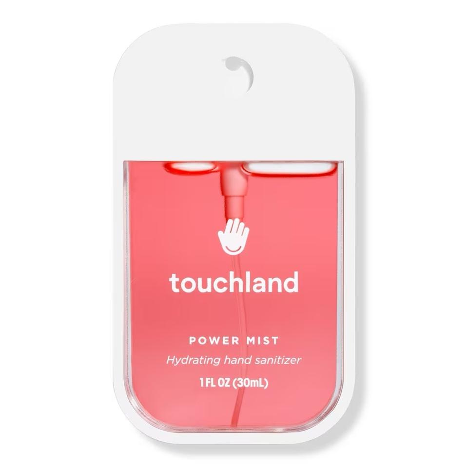 Product shot of Touchland Power Mist Wild Watermelon Hydrating Hand Sanitizer