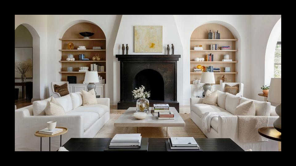 A beautiful living room, courtesy of one of the best online interior design services.