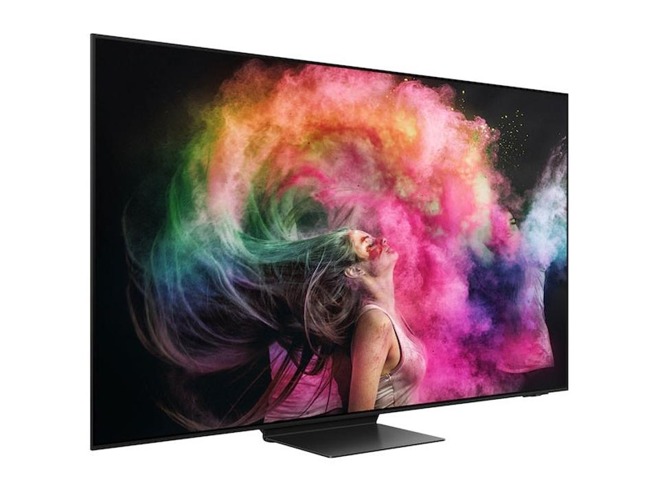 Samsung S95C OLED 65-inch TV on a white background