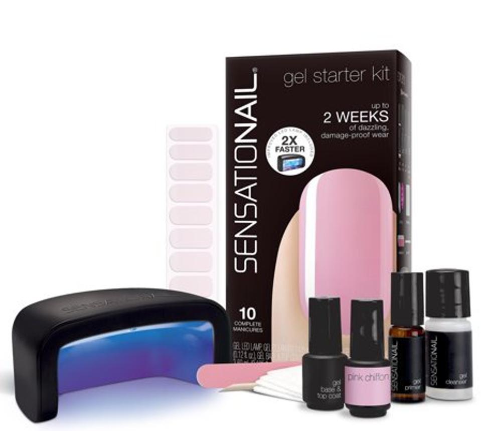 Pacific World Corporation Sensationail Gel Nail Polish Kit (Pink)  Pink Chiffon  0.25 fl oz