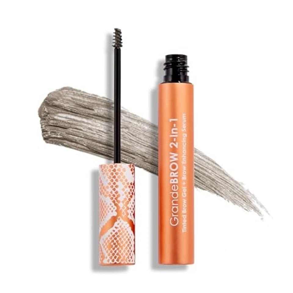 Grande Cosmetics 2-In-1 Tinted Brow Gel and Brow Enhancing Serum is our best luxury brow gel.