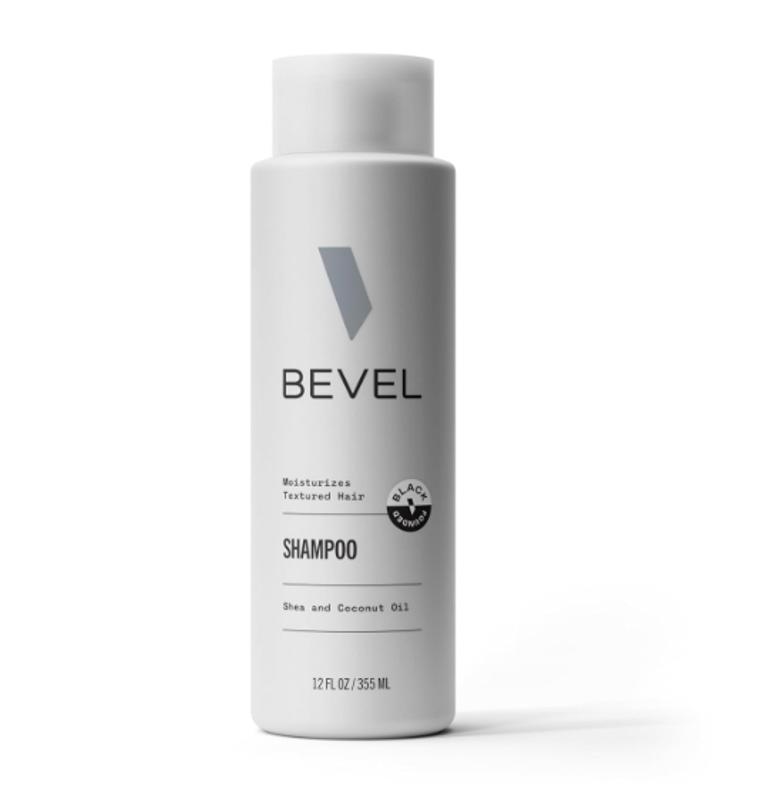 Bevel Moisturizing Shampoo on a white background.