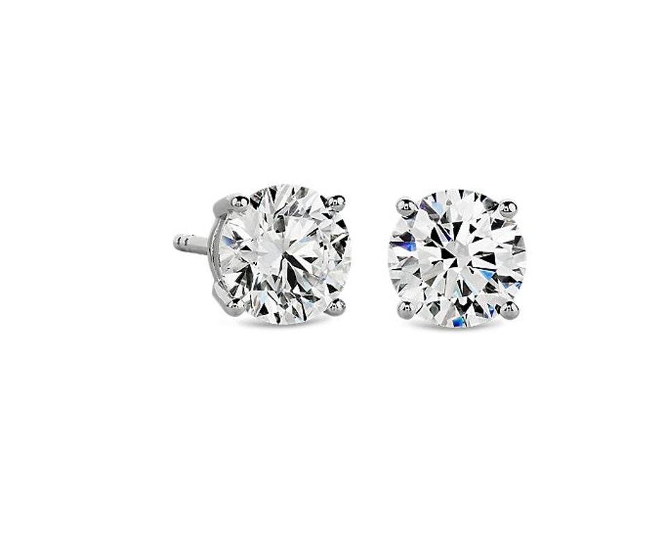 Blue Nile Lab Grown Diamond Stud Earrings