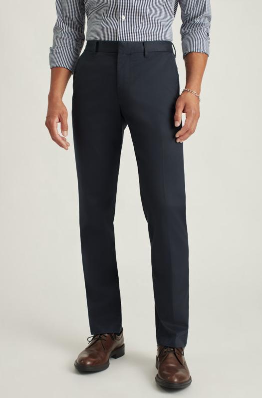 Bonobos Stretch Weekday Warrior Dress Pants on a male figure