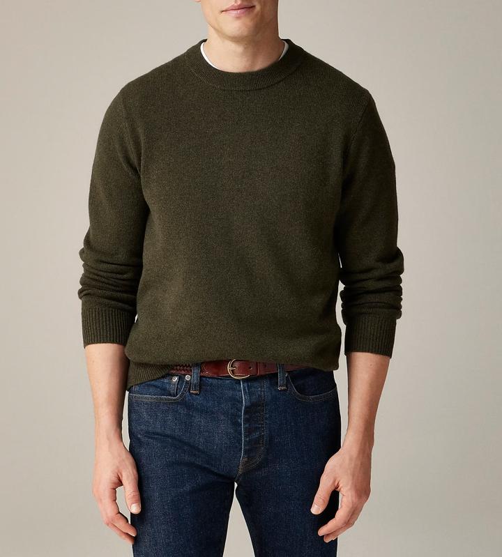 J.Crew Midweight Cashmere Crewneck Sweater