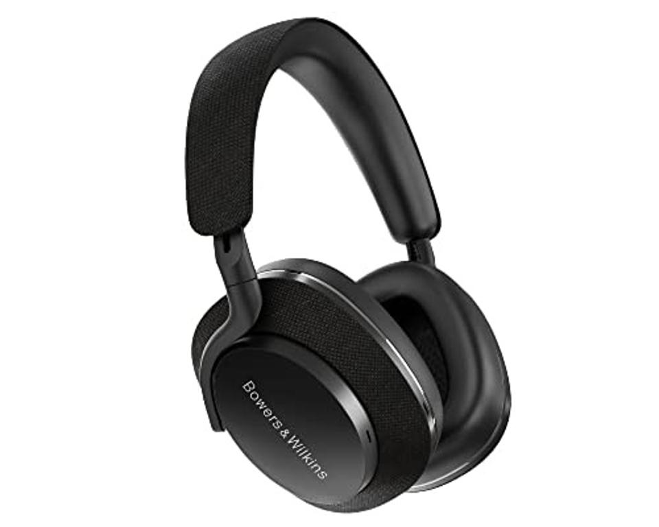 Black Bowers & Wilkins Px7 S2 Over-Ear Headphones on a white background.