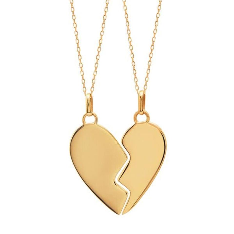 Gabi Rielle BFF Heart Pendant Necklace Set