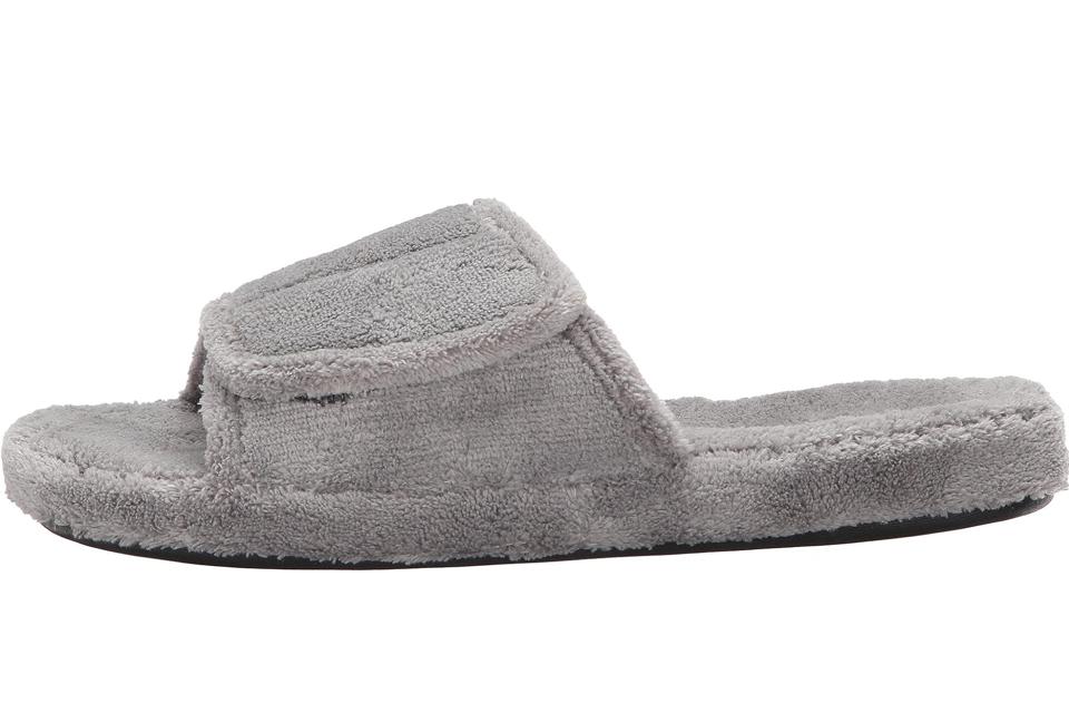 Acorn Spa Slide Slippers on white background