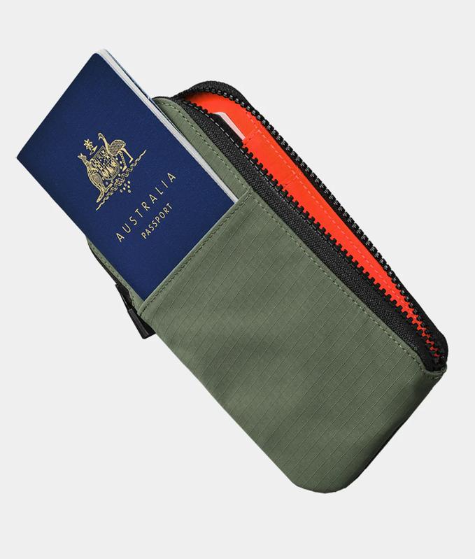 Alpaka Zip Travel Wallet on white background