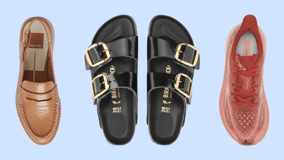 3 of the best shoes for pregnancy: Hokas, Birkenstocks and Dolce Vita loafers