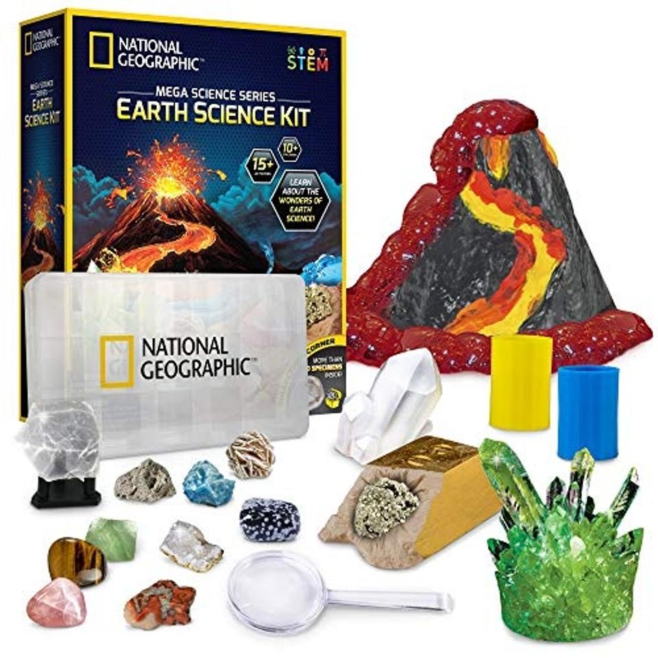 NATIONAL GEOGRAPHIC Earth Science Kit - Over 15 Science Experiments for Kids