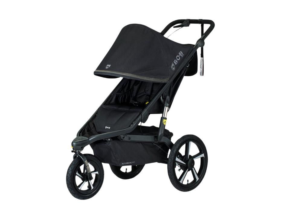 image of black Bob Gear Alterrain Pro Jogging Stroller on white background