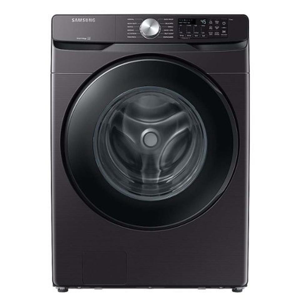 Samsung High-Efficiency Stackable Smart Front Load Washer in black