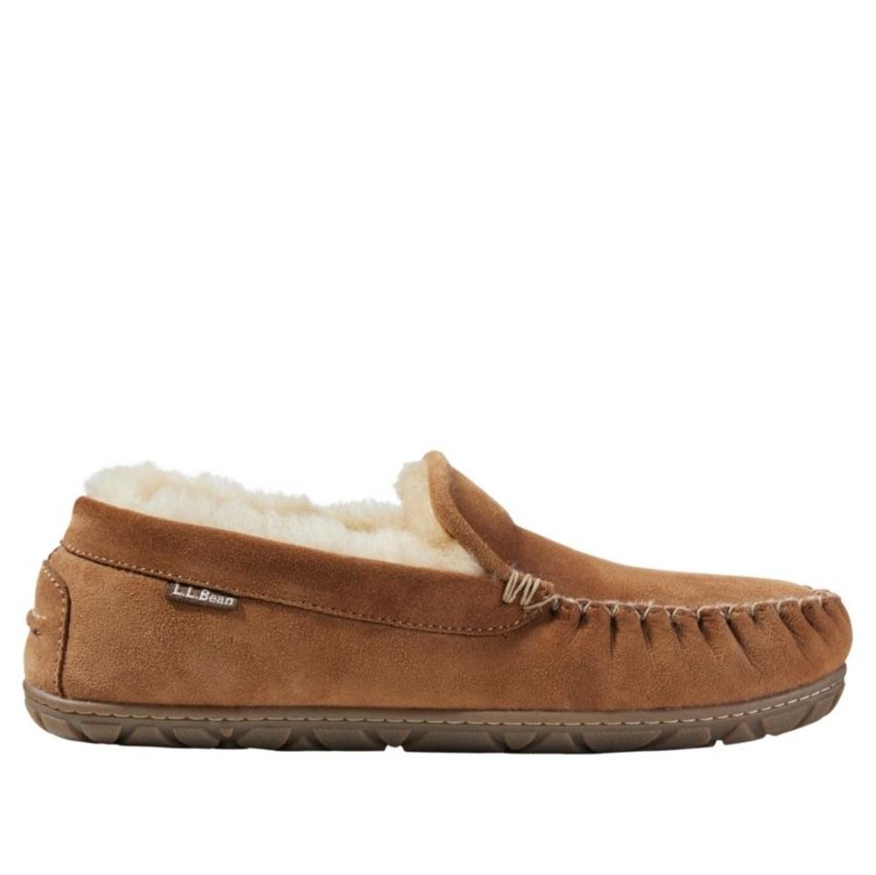 L.L.Bean Wicked Good Slippers on white background