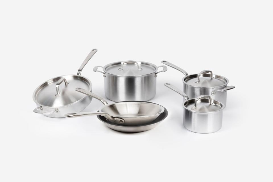 best stainless steel cookware sets 10-Piece Stainless Steel Cookware Set