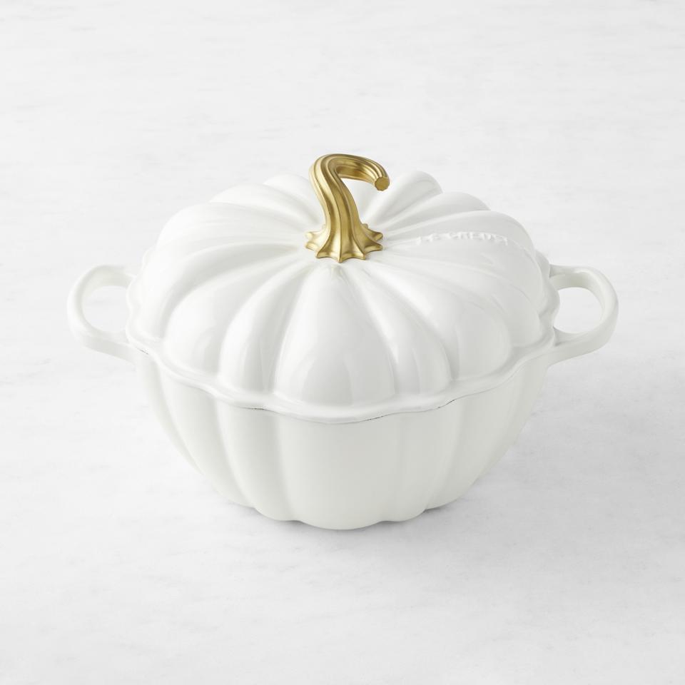 Le Creuset Enameled Cast Iron Figural Pumpkin Cocotte