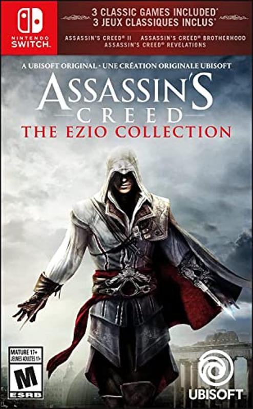 Product shot of Assassin's Creed The Ezio Collection for the Nintendo Switch.