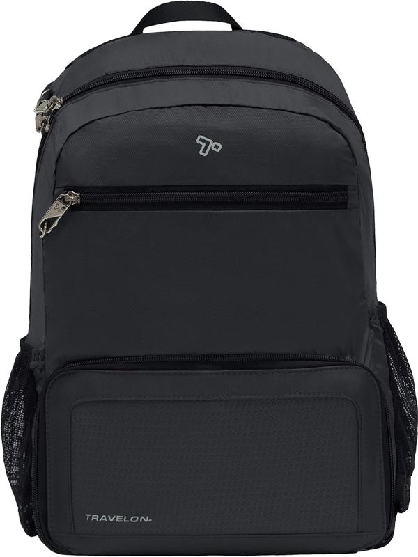 Travelon Anti-Theft Packable Backpack on a white background.