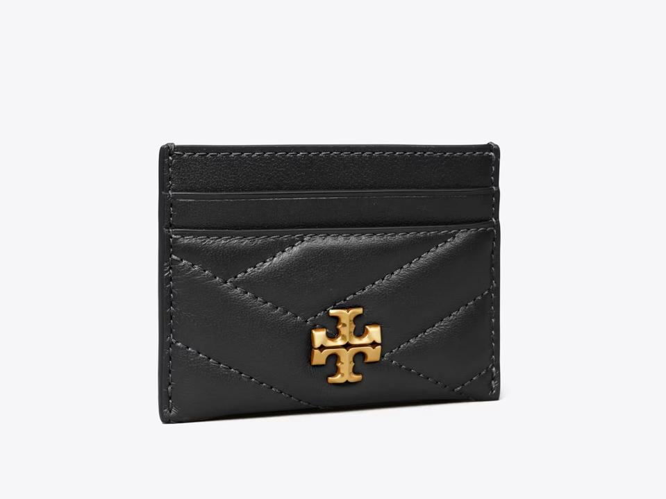 Kira Chevron Leather Card Case