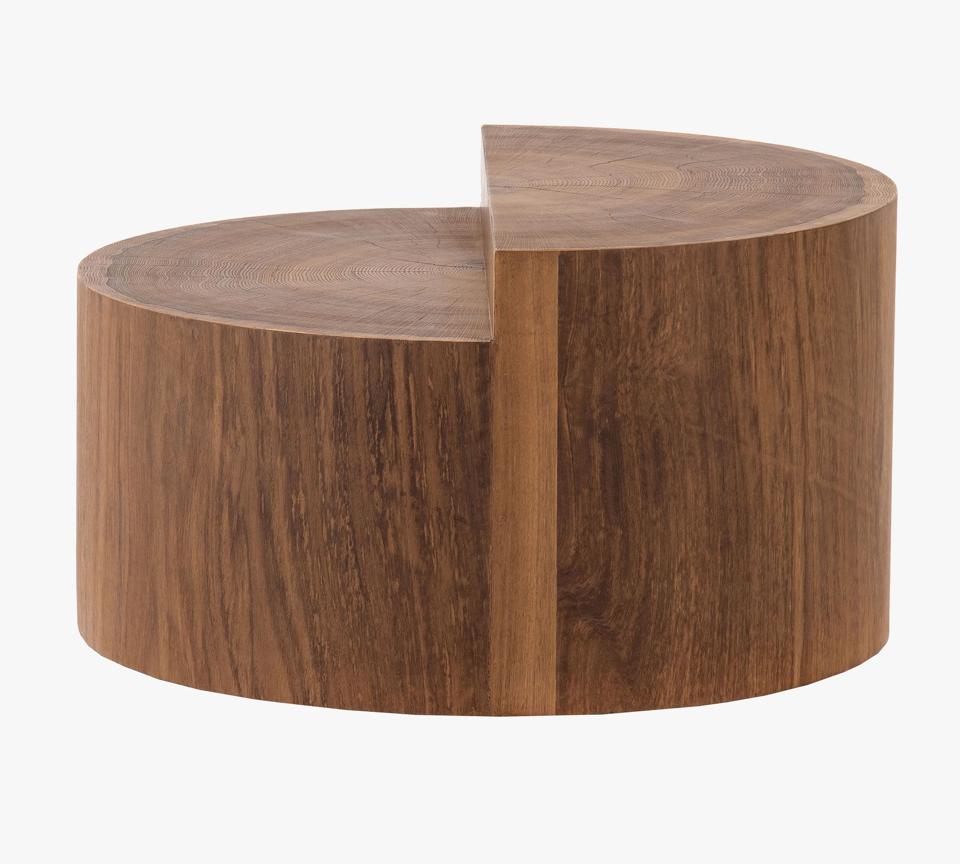 Sigmund Round Coffee Table on a white background.