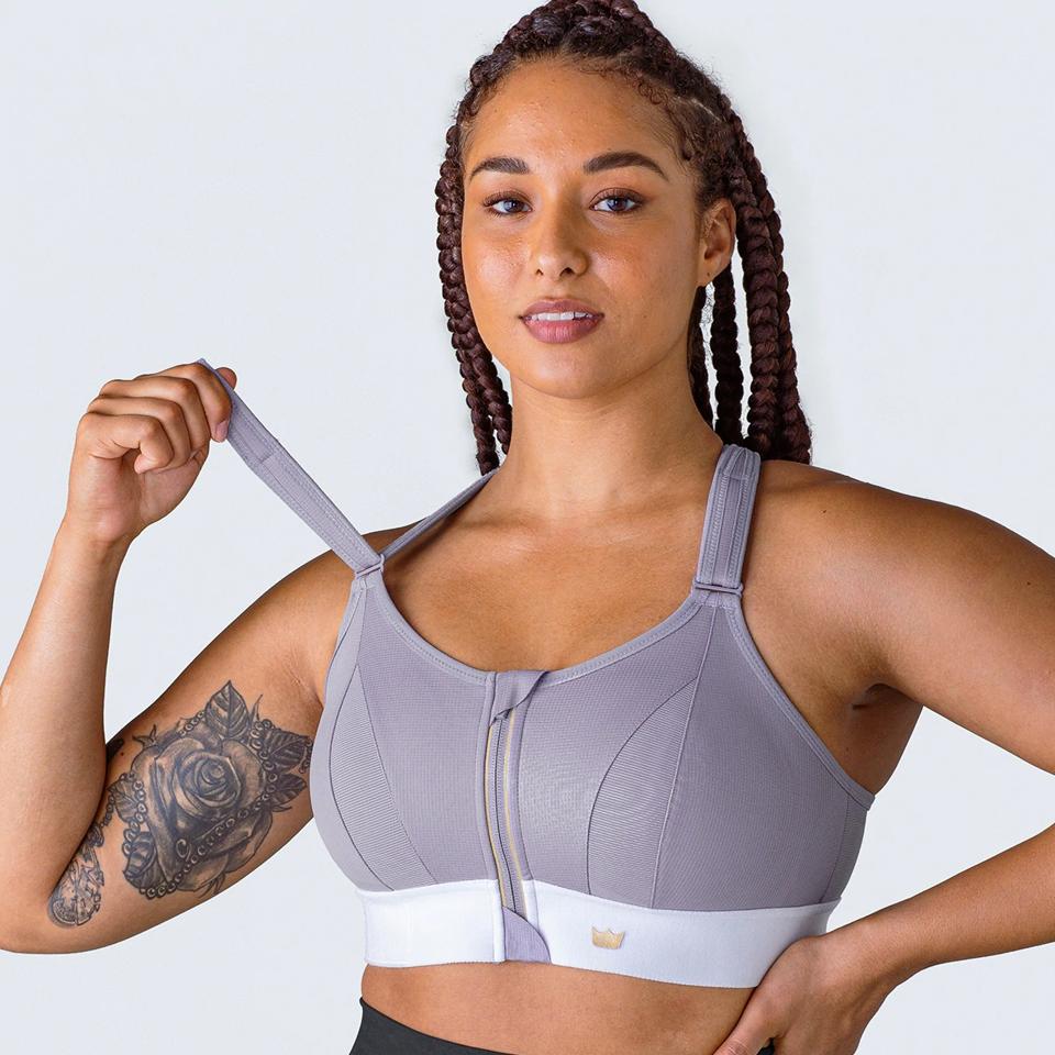 Woman wearing the shefit ultimate sports bra