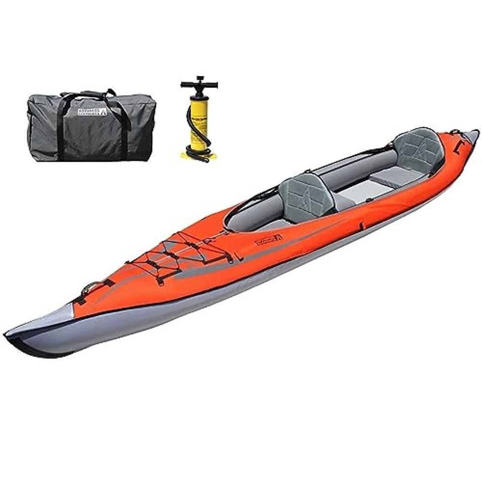 Advanced Elements AdvancedFrame Convertible Kayak with Pump in orange