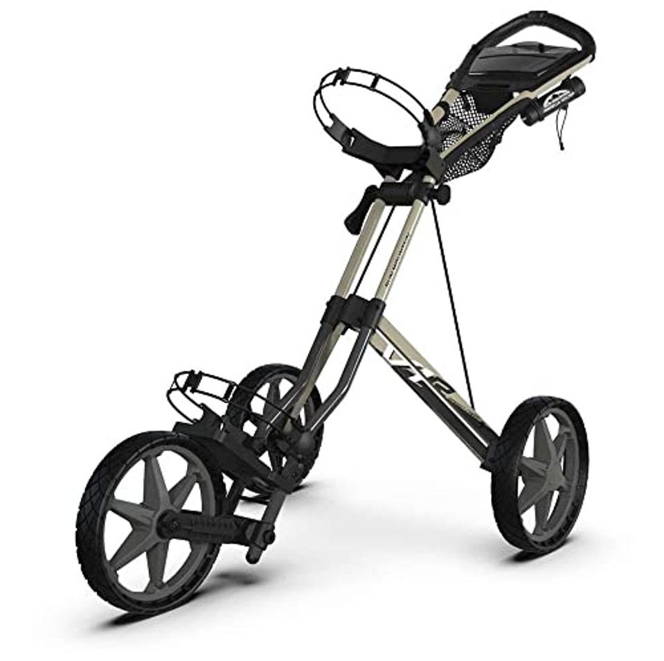 Sun Mountain Golf Speed Cart V1R 3 Wheel Pursh Cart - Steel Fog